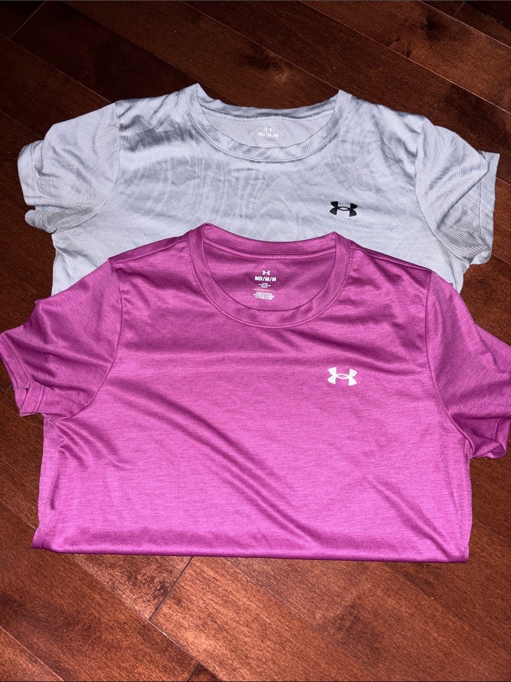 Under Armour Short Sleeve Tee Duo - Burgundy & Light Gray